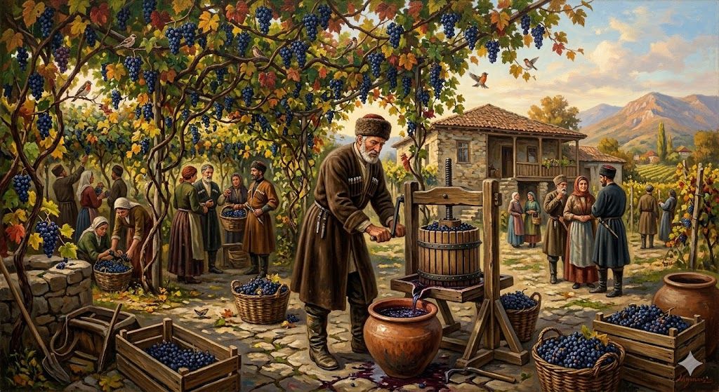 Legende: Wie der Wein entstand